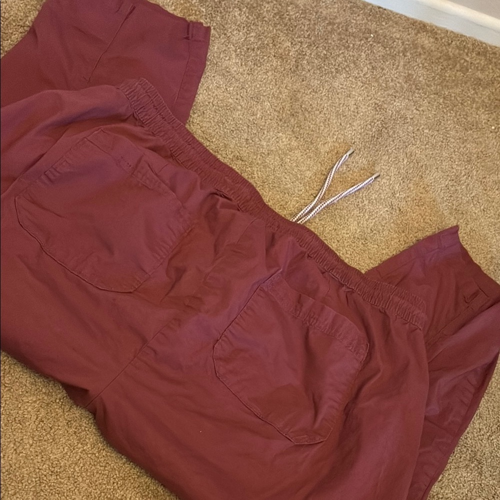 Torrid Rust Red Pants With Elastic Waistband And … - image 6